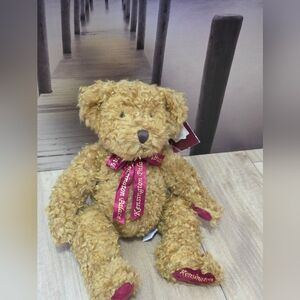Albert Kensington Palace Vintage 1999 Russ Teddy Bear with Red Accents